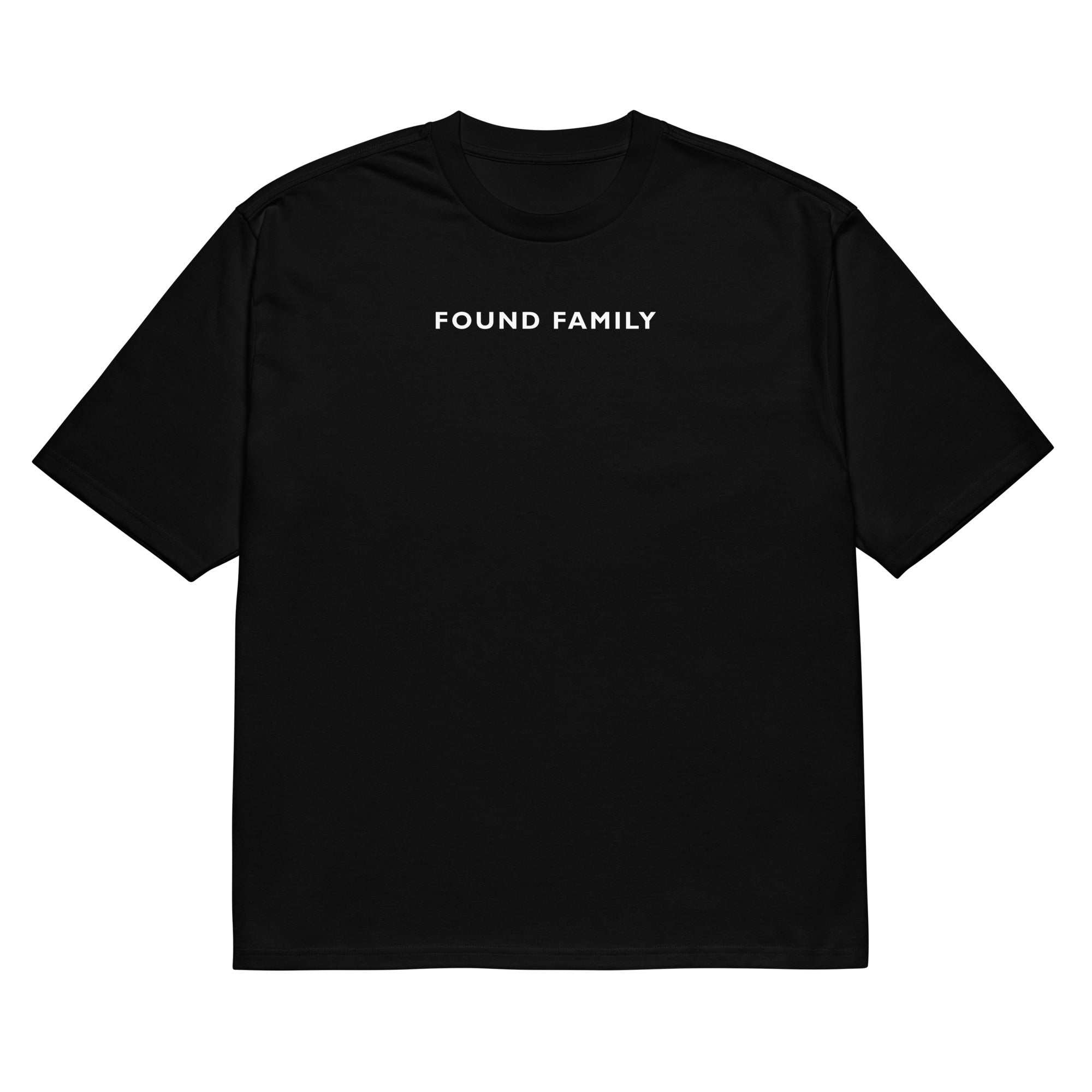 FOUND FAMILY Oversized heavyweight t-shirt