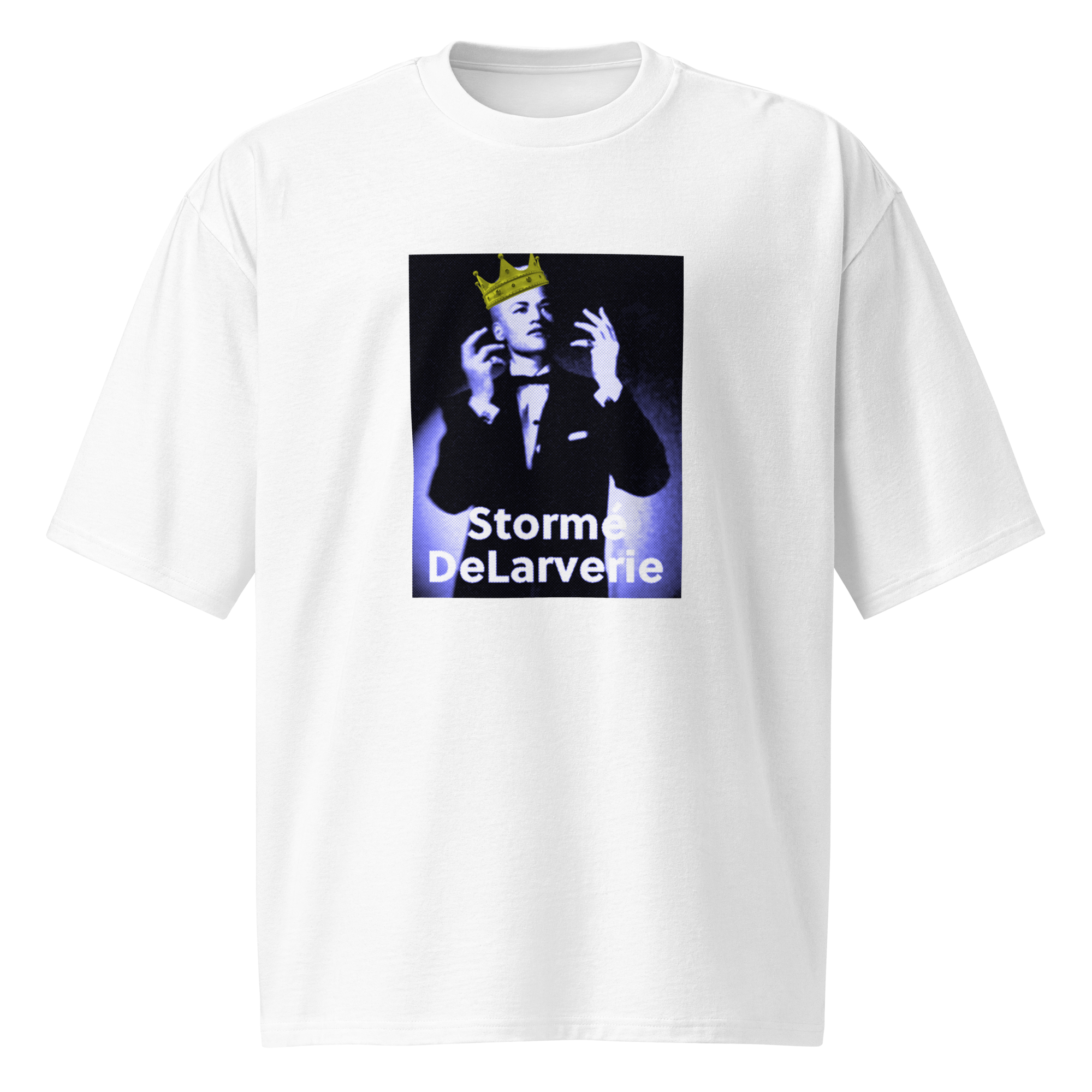 STORMÉ DELARVERIE / Real King - Oversized heavyweight t-shirt