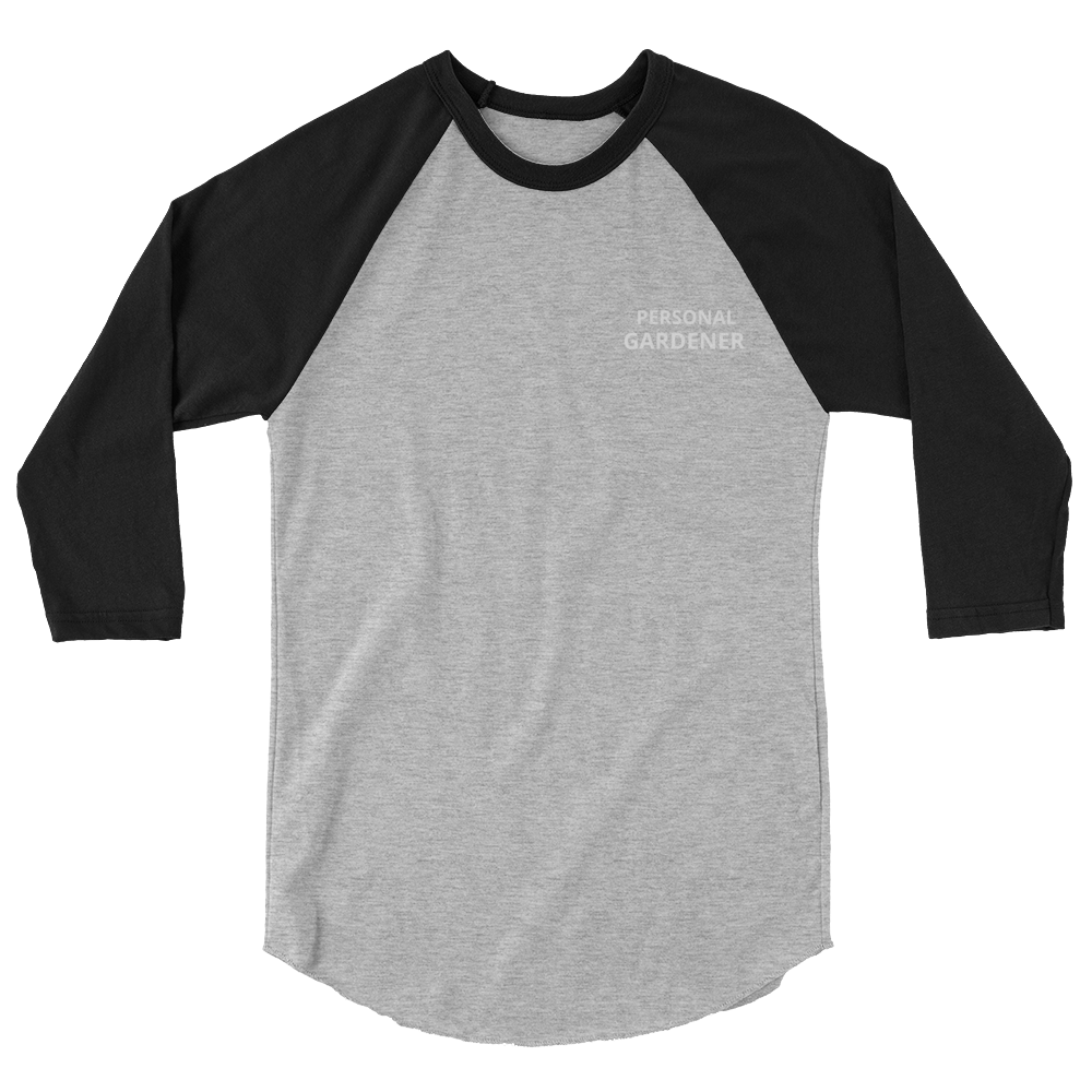 PERSONAL GARDENER 3/4 sleeve raglan shirt